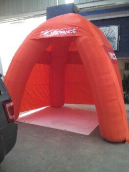 CARPAS INFLABLES CON PAREDES