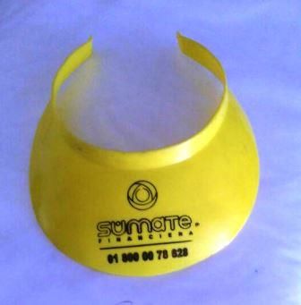 VISERAS DE PLASTICO PROMOCIONALES
