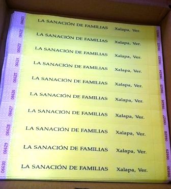 PULSERAS DE PAPEL TYVEK IMPRESAS