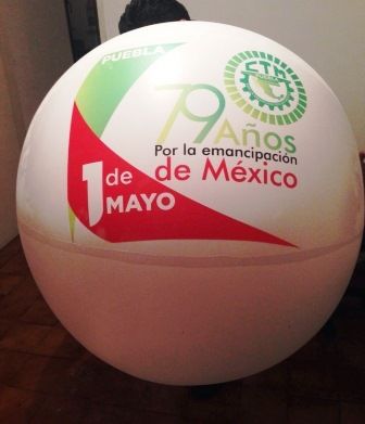 PELOTAS GIGANTES CON LOGOTIPOS