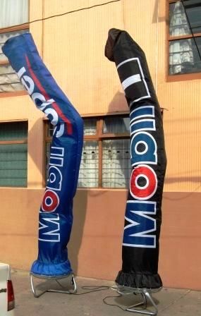 SKY DANCERS CON LOGOS IMPRESOS