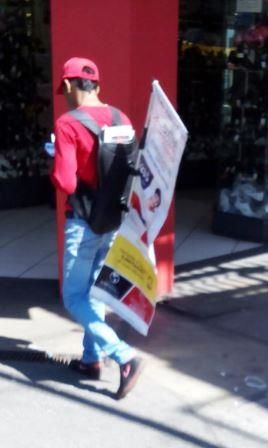 MOCHILAS CON BANNERS IMPRESOS