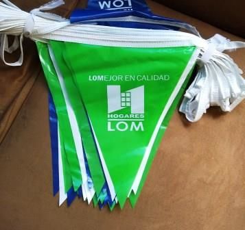 BANDERINES DE PLÁSTICO CON SU MARCA